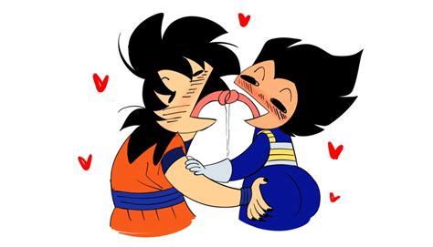 FIREANIME787 dragonball The Shocking Moment Goku and Vegeta's First Kiss Revealed. . Goku and vegeta kissing meme